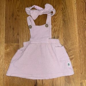 Rabbit & Bear matching bow and dress